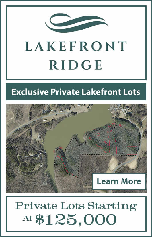Lakefront Ridge, Caswell County NC – Lakefront Lots For Sale
